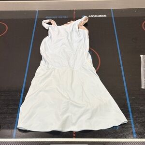 Elegant Blue Sleeveless Dress